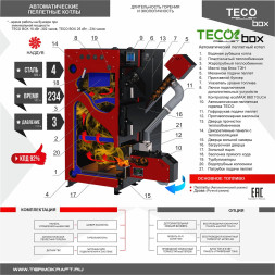 Котел пеллетный автомат TECO Pellet Box 25