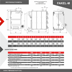 Котел промышленный жаротрубный FAKEL-М 350