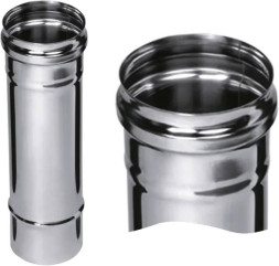 Дымоход 1,0 м (430/0,8 мм) Ф115
